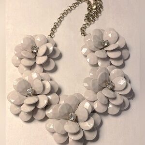 J CREW FLOWER BURST Floral Statement Necklace